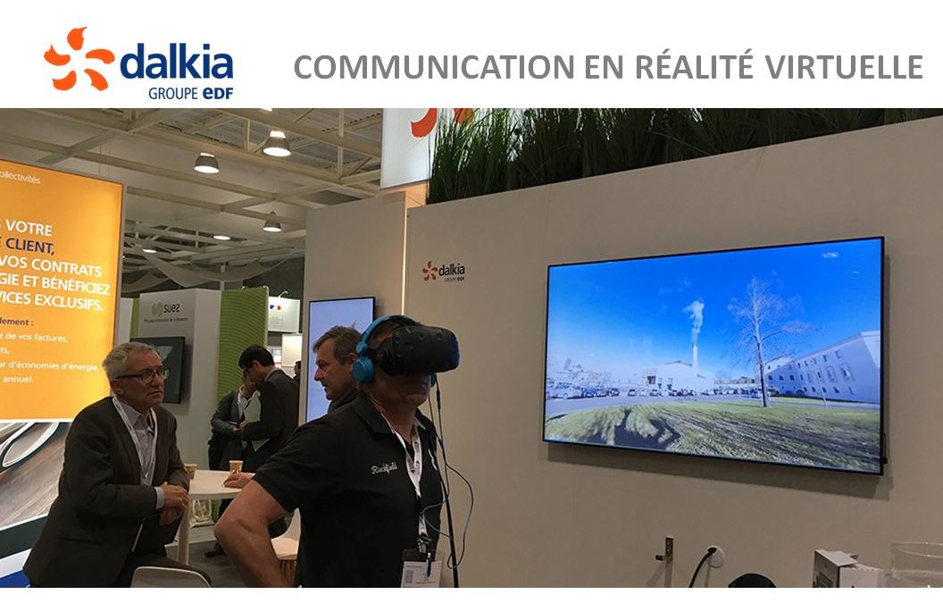 La VR Academie l’animation événementielle VR du stand Dalkia