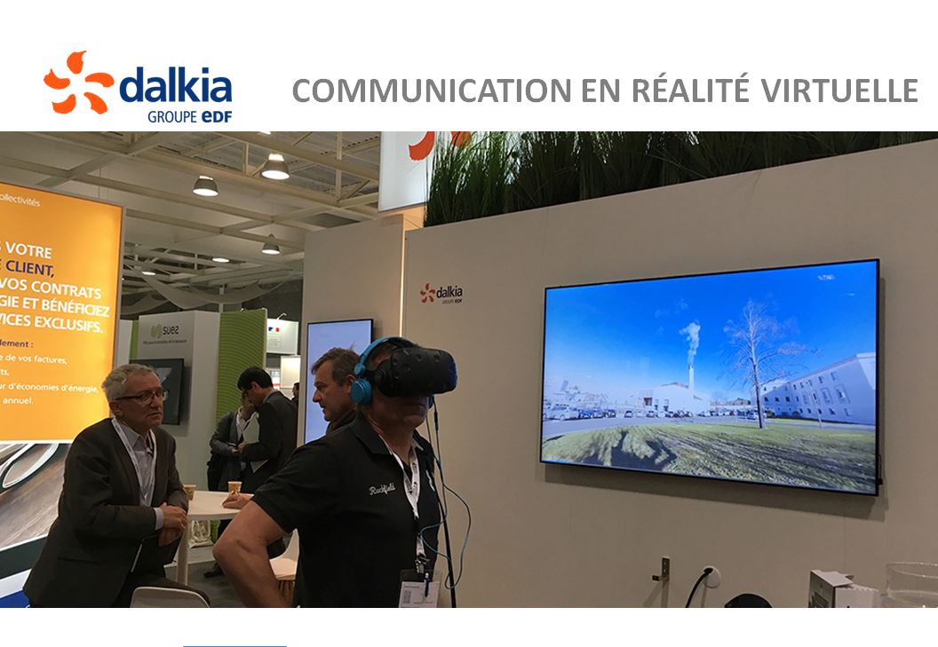 La VR Academie l'animation événementielle VR du stand Dalkia - Dalkia