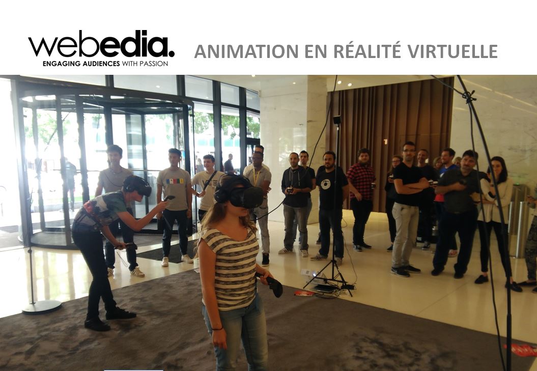 Animation VR  chez Webedia - Réalité virtuelle