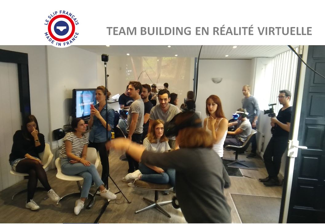 Teambuilding en réalité virtuelle avec le Slip Français - Construction d'équipe