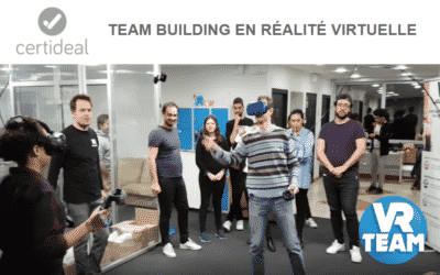 Idée activité team building réalité virtuelle chez Certideal
