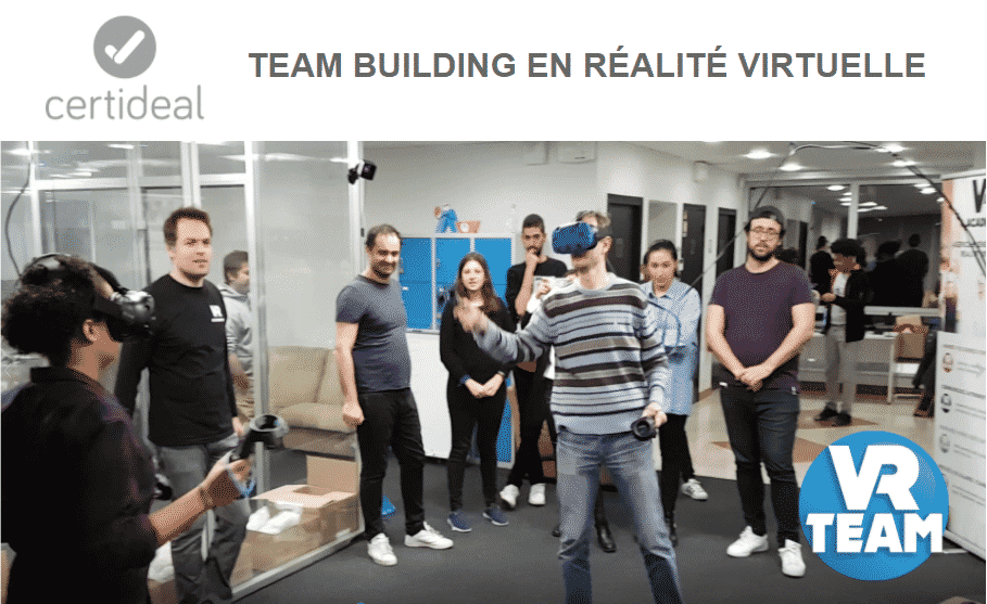 Idée activité team building réalité virtuelle chez Certideal