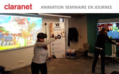 Idée activité séminaire en réalité virtuelle avec CLARANET