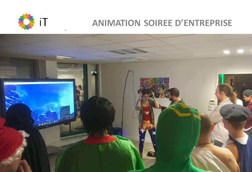 Idée animation entreprise soirée de fin d'année chez IT - Entreprise