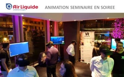 Séminaire entreprise original en réalité virtuelle pour AIRLIQUIDE