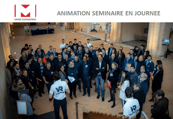 Animation de séminaire en réalité virtuelle vr academie