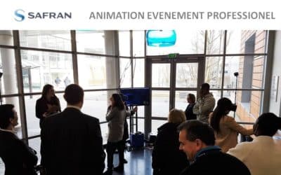 Animation événementielle d’entreprise avec réalité virtuelle pour SAFRAN