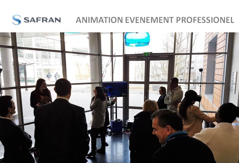 Animation événementielle d'entreprise avec réalité virtuelle pour SAFRAN - Oculus Rift