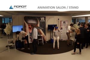 l’animation du colloque Fidroit en réalité virtuelle vr academie