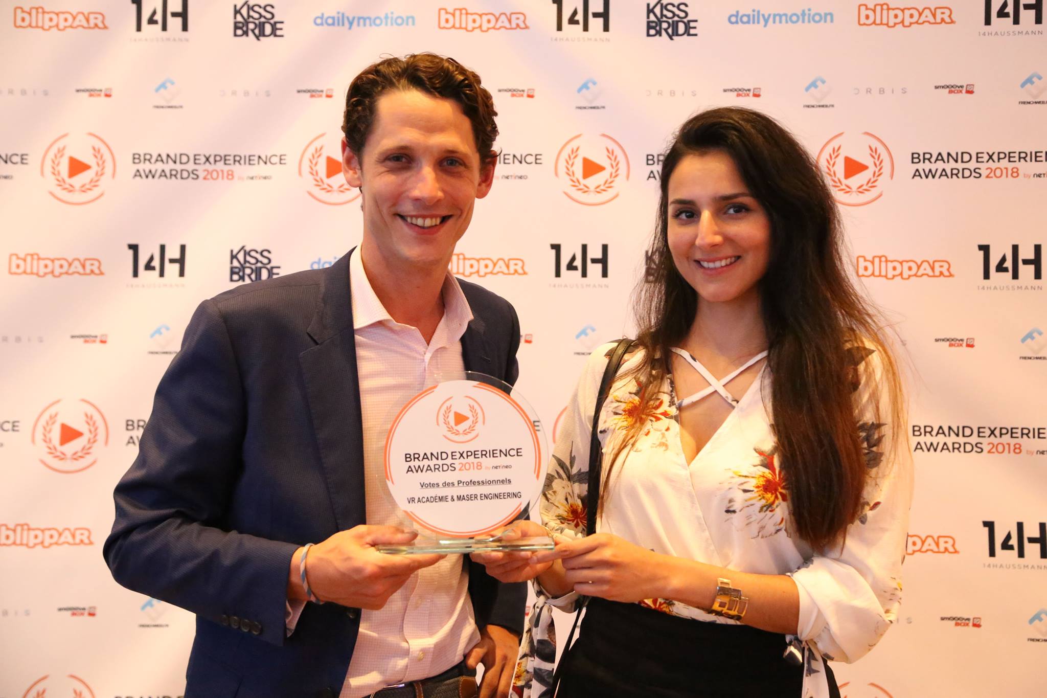VR Académie récompensée aux Brand Experience Awards 2018 - Relations publiques