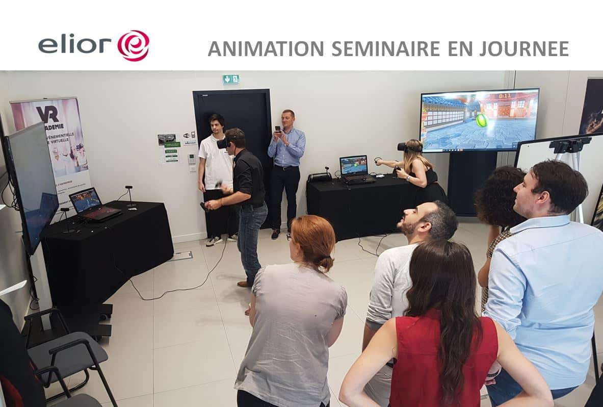 Elior adopte nos animations de séminaires en réalité virtuelle - Réalité virtuelle