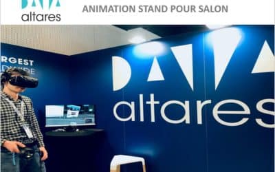 Altares dynamise son stand avec une animation en réalité virtuelle au salon Big Data