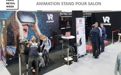 Notre animation réalite virtuelle au salon Paris Retail Week