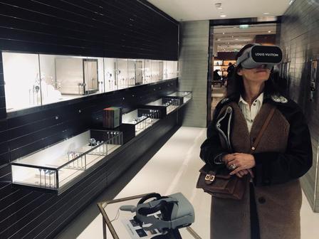 louis vuitton magasin réalité virtuelle