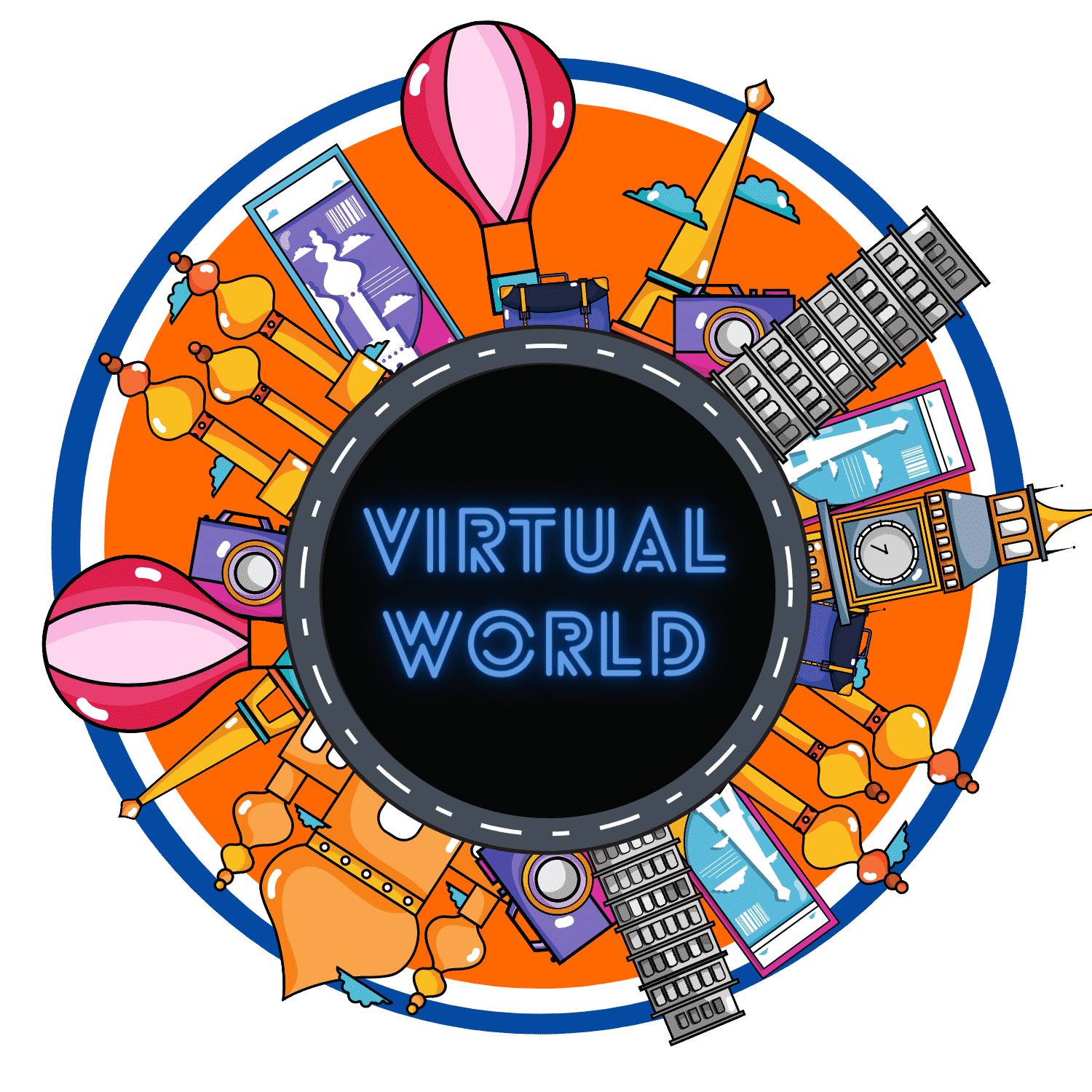 Animation Virtuelle - Virtual World - Clipart