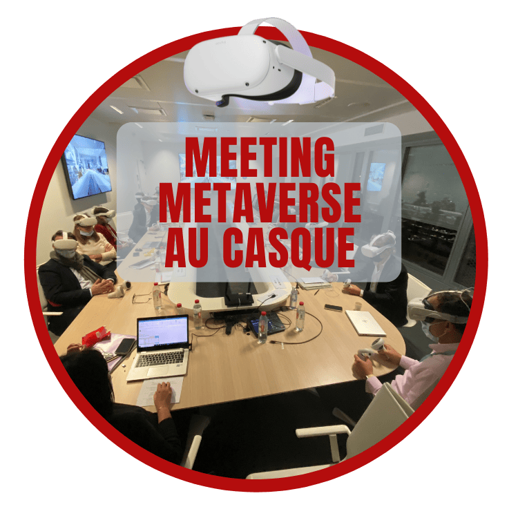 Meeting metaverse au casque de réalité virtuelle - VR ACADEMIE 1