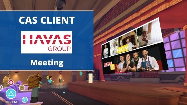 Réunion Metaverse Distanciel pour les équipes HAVAS