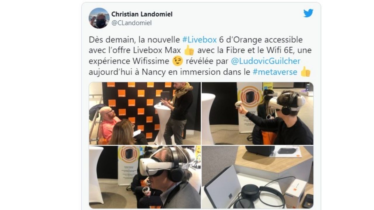 Conférence de oresse Metaverse pour Orange