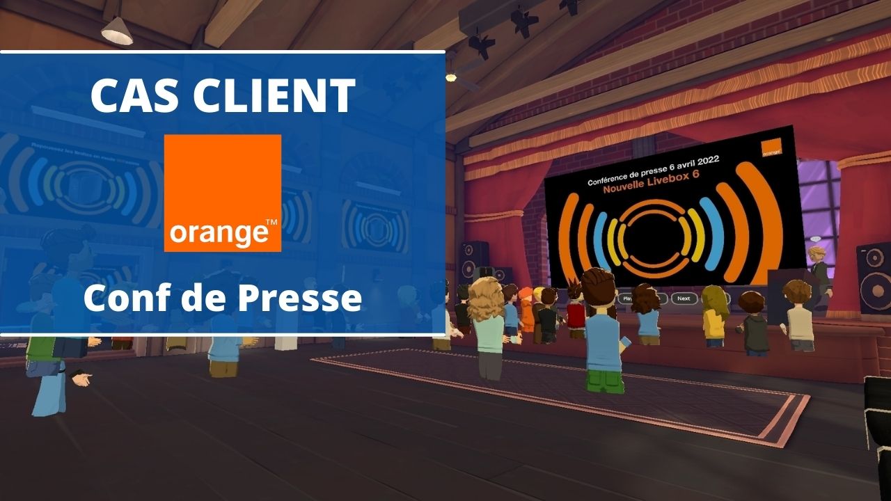 Conférence de Presse dans le Metaverse pour Orange