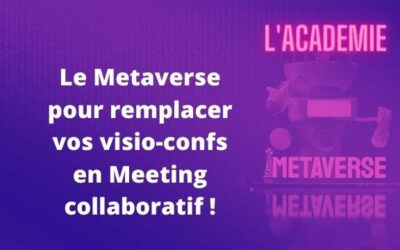 Le Metaverse pour remplacer vos visioconférences en Meeting collaboratif !