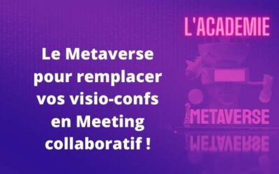 Le Metaverse pour remplacer vos visioconférences en Meeting collaboratif !