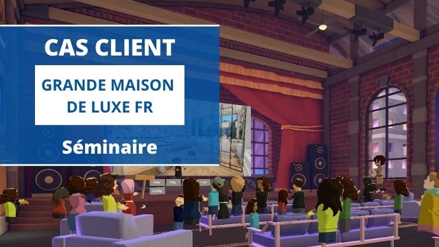 Meeting découverte du metaverse au casque VR pour une grande maison de luxe