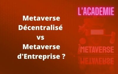 Metaverse Décentralisé vs Metaverse d’Entreprise ?