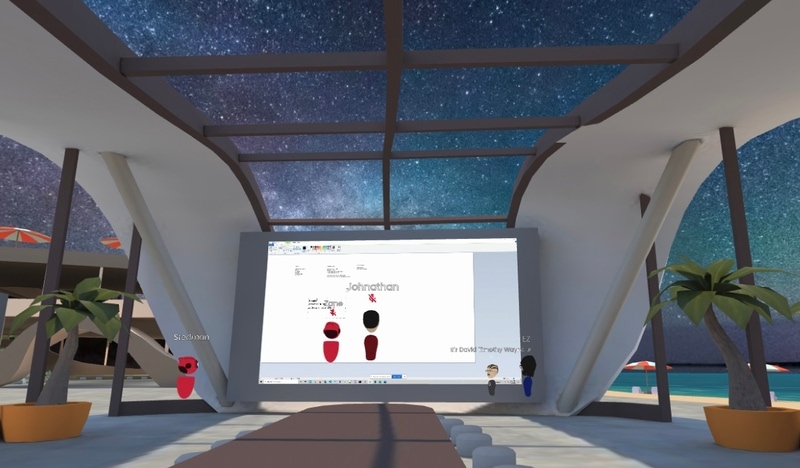 Metaverse d'entreprise FRAME VR