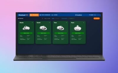 Le guide Omnicast VR pour Piloter et Superviser vos sessions en réalité virtuelle